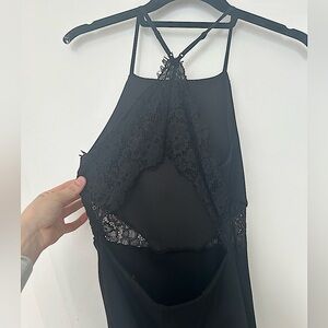 All Saints Dress - Black Lace Detail